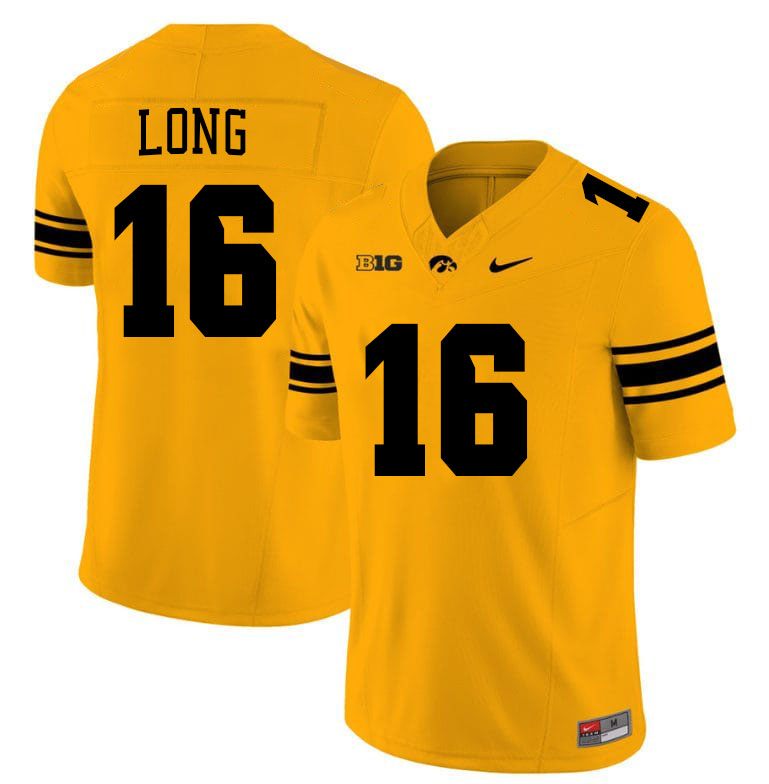 Chuck Long Iowa Jersey,University Of Iowa Hawkeyes Fotoball Uniforms,Jersey,Gears-Gold